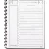 TOPS Products Journal Notetaking Planner, Wirebound, Ruled, 8-1/2″x6-3/4″, Black (TOP63827) , White(8 1/2″ x 6 3/4″)