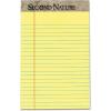 TOPS 74840 Second Nature Recycled Pads, Jr. Legal, 5 x 8, Canary, 50 Sheets (Pack of 12)(5″ x 8″ (Pack of 12))
