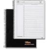 TOPS Products Journal Notetaking Planner, Wirebound, Ruled, 8-1/2″x6-3/4″, Black (TOP63827) , White(8 1/2″ x 6 3/4″ (Pack of 12))
