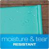 Quality Park Bubble Mailers, 6 x 9 Shipping Envelopes, Water Resistant Pink Poly Padded Envelopes, Redi-Strip Peel Off Closure, 50 Per Box (QUA85758)(Teal)