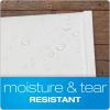 Quality Park Bubble Mailers, 6 x 9 Shipping Envelopes, Water Resistant Pink Poly Padded Envelopes, Redi-Strip Peel Off Closure, 50 Per Box (QUA85758)(White)