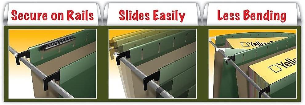 image:imagePendaflex SureHook Reinforced Hanging Folders Letter Size Sheets Blue 20 per Box 6152 15 BLU 13 x 281 x 956 inches