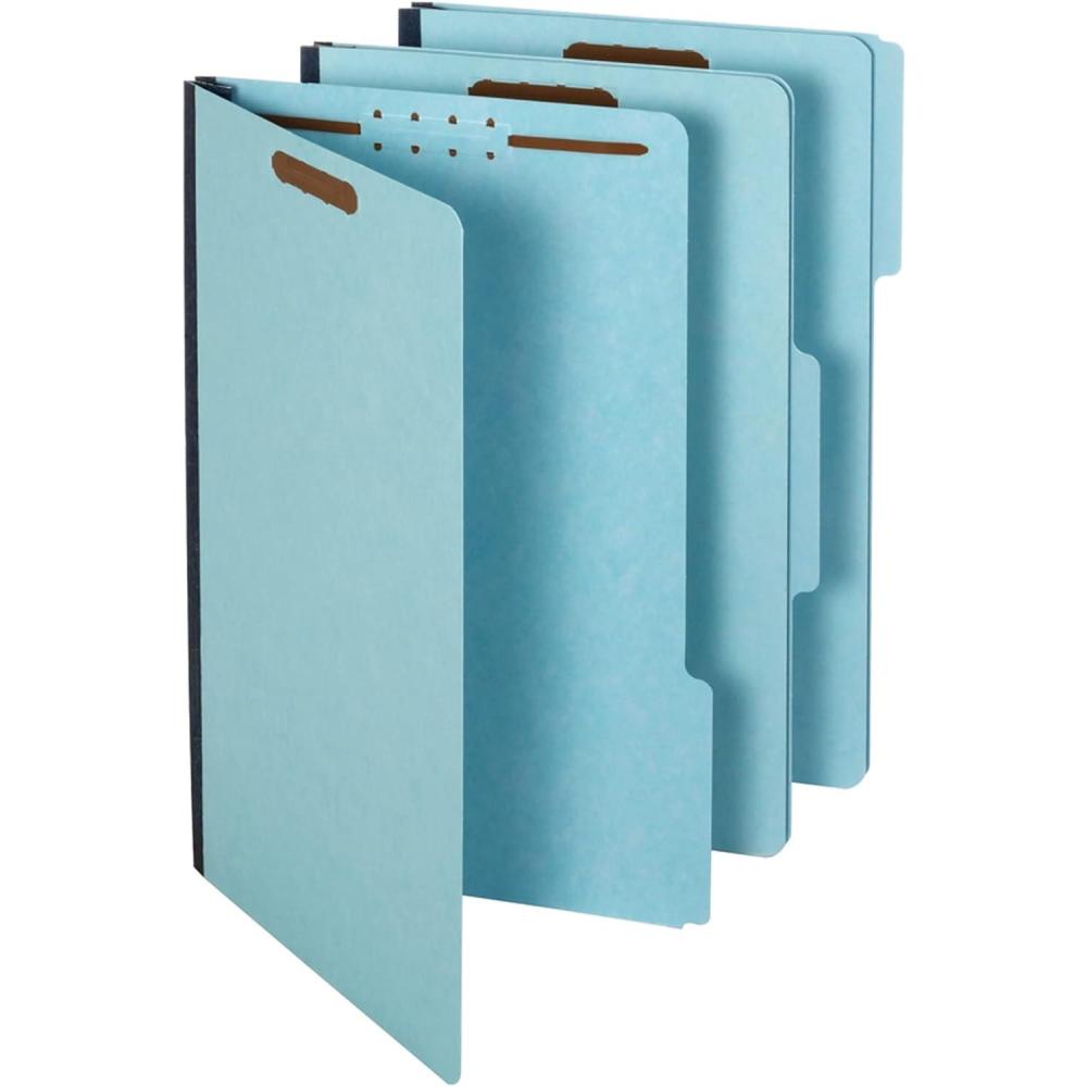 image:imageGlobe Weis Pendaflex Pressboard Fastener Folders Legal Size Light Blue 1 Expansion 13 Cut 25BX 616F213BLULegal