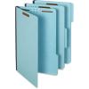 Globe Weis Pendaflex Pressboard Fastener Folders, Legal Size, Light Blue, 1″ Expansion, 1/3 Cut, 25/BX (616F21-3BLU)(Legal)
