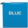 Pendaflex SureHook Reinforced Hanging Folders, Letter Size – Sheets, Blue, 20 per Box (6152 1/5 BLU), 13 x 2.81 x 9.56 inches