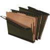 Pendaflex PFX59254 SureHook Reinforced Hanging Folder, 2 Dividers, Letter, 1/5 Tab, Green (Box of 10)(Letter)