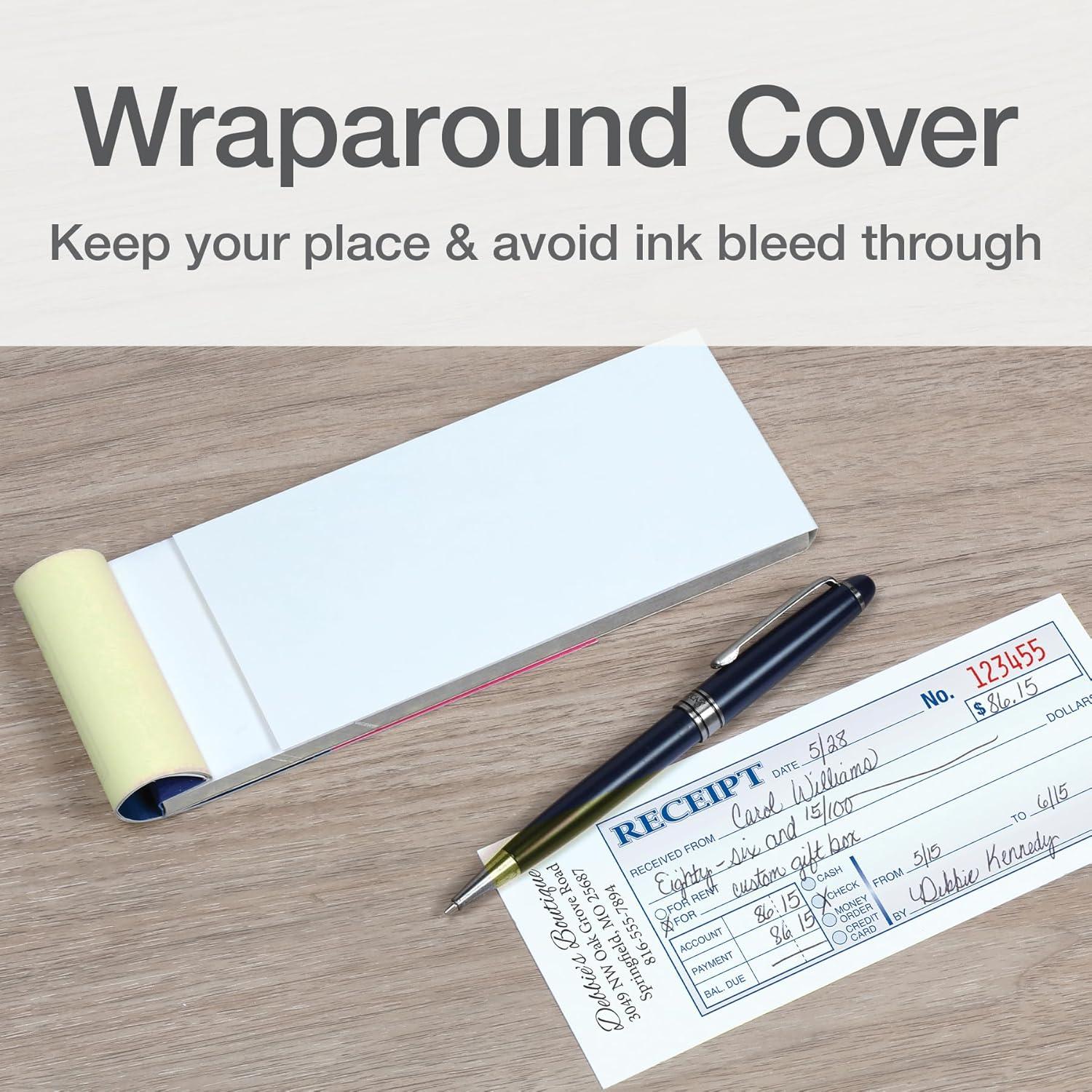 image:imageAdams Money and Rent Receipt Book 2Part Carbonless 275 x 719 Inch 50 Sets White and Canary DC2701