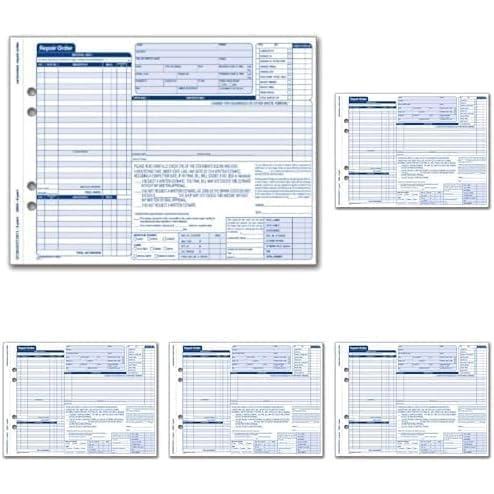 image:imageAdams Garage Repair Order Forms 85 x 1144 Inches 3 Part 50 Sets White and Canary GT381050 Sets Pack of 5