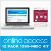 Adams 1099 MISC Forms 2021, Tax Kit for 12 Recipients, 5 Part Laser 1099 Forms, 3 1096, Self Seal Envelopes & Tax Forms Helper Online (TXA12521-MISC)(2021 (Old Version))
