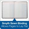Adams Account Book, 7 x 9.25 Inches, Black, 3-Columns, 80 Pages (ARB8003M)(6 PACK)
