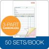 Adams Sales Order Book, 3-Part, Carbonless, 4-3/16″ X 7-3/16″ Inch, 50 Sets, White, Canary and Pink (TC4705)(50 Count (Pack of 2))