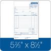 Adams Service Order Form, 3 Part, Carbonless, 5 2/3″X9″ Inches, 250 Sets per Pack (3-584)