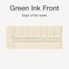 Adams Time Cards, Weekly, 2-Sided, Overtime Format, 3-3/8″ x 8-1/4″, Manila, Green/Red Print, 200-Count (9660-200)(3-3/8″ x 8-1/4″)