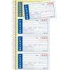 Adams Write n’ Stick Receipt Book, 2-Part, Carbonless, White/Canary, 5-1/4″ x 11″, Spiral Bound, 200 Sets per Book, 4 Receipts per Page (SC1152WS)(5-1/4″ x 11″ (Overall)  2-3/4″ x 4-3/4″ (Receipts))