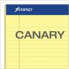 Ampad Perforated Pad, Size 5 x 8, Canary Yellow Paper, Jr. Legal, 50 Sheet Per Pad, 24 Pack (20-252DPA)