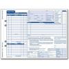 Adams Garage Repair Order Forms, 8.5 x 11.44 Inches, 3 Part, 50 Sets, White and Canary, (GT3810)(50 Sets)