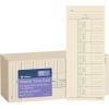Adams Time Cards, Weekly, 2-Sided, Overtime Format, 3-3/8″ x 8-1/4″, Manila, Green/Red Print, 200-Count (9660-200)(3-3/8″ x 8-1/4″)