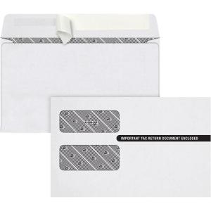 Adams 1099 Envelopes 2025, For 1099 MISC, 1099 R, INT, DIV & 1098, 2-Up, Self-Seal, Double Window Security Envelopes, 5-5/8″ x 9″, 50 Envelopes per Pack (TXA1099PS-2)
