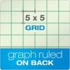 Ampad 42-142 Computation Pad, Greentint Paper, 8.5 x 11, 5 x 5 Rule, 3-Hole Punched, 100-Sheets, 1-Each(8-1/2″ W x 11″ L)