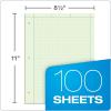 Ampad 42-142 Computation Pad, Greentint Paper, 8.5 x 11, 5 x 5 Rule, 3-Hole Punched, 100-Sheets, 1-Each(8-1/2″ W x 11″ L (Pack of 2))