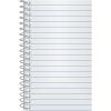 Ampad Wirebound Pocket Memo Book, College Rule, 5 x 3, White, 50 Sheets Per Pad, Assorted Colors (25-095)