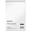 Ampad 25472 Spiral Steno Book, Gregg, 6 x 9, 15 lb, White, 70 Sheets