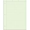 Ampad 42-142 Computation Pad, Greentint Paper, 8.5 x 11, 5 x 5 Rule, 3-Hole Punched, 100-Sheets, 1-Each(8-1/2″ W x 11″ L)