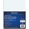 Ampad Evidence Quadrille Pad, Size 8-1/2 x 11, White Paper, 4×4 Quad Ruling, 20 Pound Premium Stock Paper, 50 Sheets Per Pad (22-000) (10 Pads)(1 Pad)