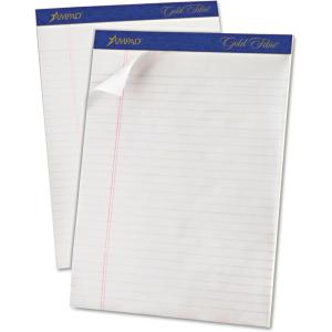 Ampad 20-070R 20070 Gold Fibre Pads, 8 1/2 x 11 3/4, White, 50 Sheets (Pack of 12)
