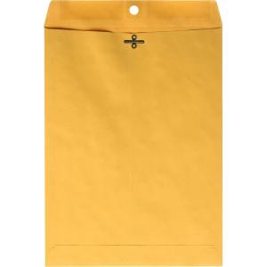 Ampad Clasp Envelope, 9 x 12, Open End, 28 Pound Paper, Brown Kraft, 100 Envelopes (73108DPA)