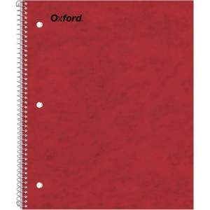 Ampad Single Wire Notebook, Size 11 x 9, 1 Subject, Assorted Covers, 100 Sheets, College Ruled (Pack of 6) (25-009)