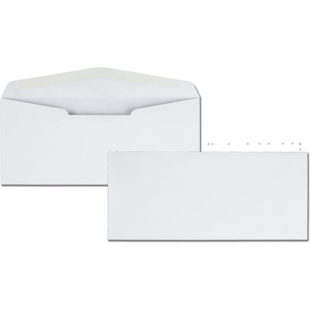 image:imageQuality Park 10 Business Envelopes Gummed White 500 per box 11112