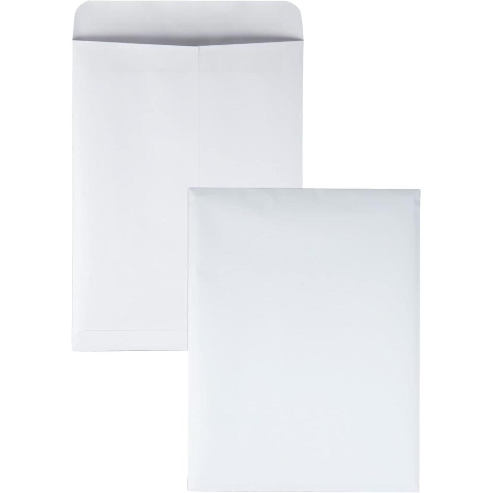 image:imageQuality Park 9 x 12 Catalog Mailing Envelopes RediSeal Self Seal Envelope Closure 28 lb White Wove Paper 100 per Box QUA435179 x 12