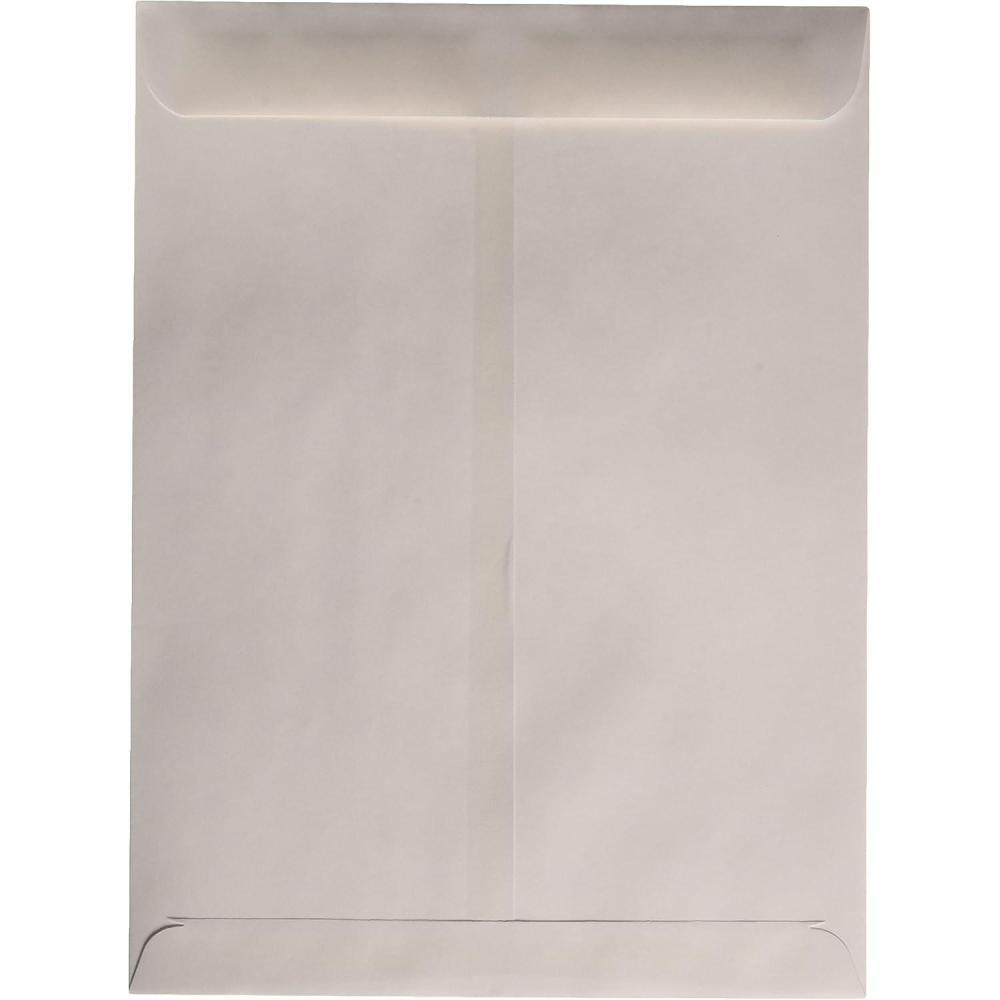 image:imageQuality Park Catalog Envelopes Gummed Executive Gray 9 x 12 250 per Box 41487White