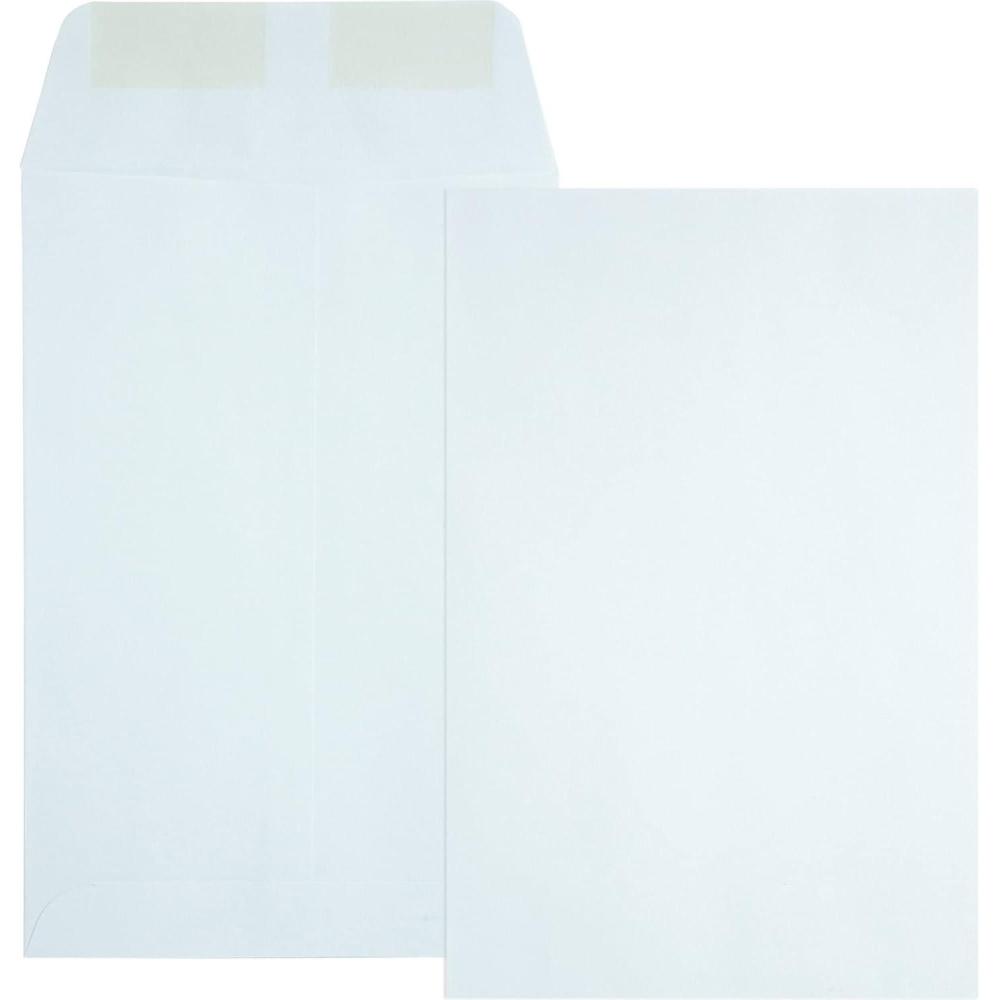 image:imageQuality Park Catalog Mailing Envelopes 6 x 9 Envelopes Gummed Premium 24 lb White Wove Paper Greeting Card Size For Mailing Organizing and Storage 500 per Box QUA40788White