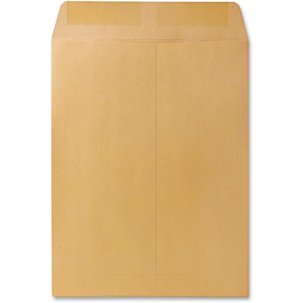 image:imageQuality Park Catalog Mailing Envelopes 9 12 x 12 12 Envelopes Gummed Heavy 28 lb Kraft Paper For Mailing Organizing and Storage 250 per Box QUA415659 12 x 12 12