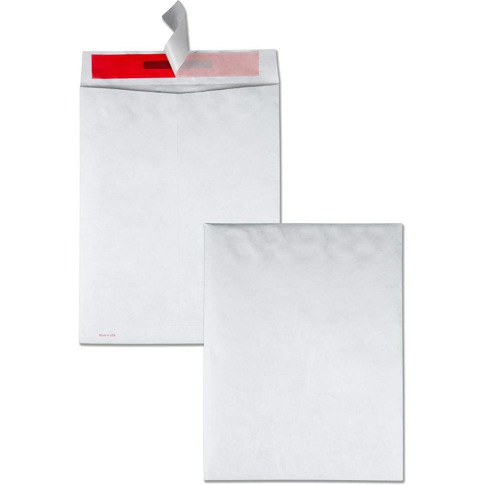 image:imageQuality Park R2420 Advantage Flap Stik Tyvek Mailer 10 x 13 White Box of 100