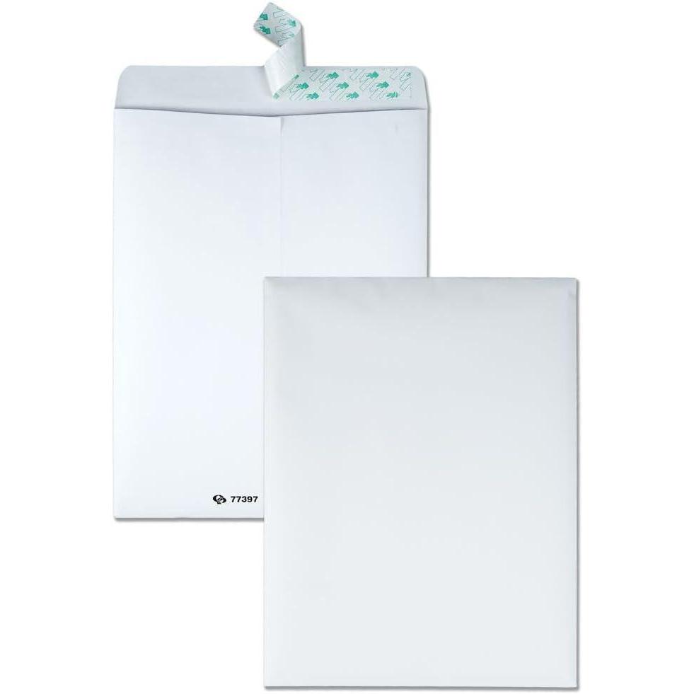 image:imageQuality Park TechNoTear Catalog Envelope RediStrip White 10 x 13 100 per Box 7739710x13
