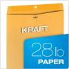 Quality Park 10 x 13 Clasp Envelopes, Clasp and Gummed Closures for Storing or Mailing, 28 lb Kraft Paper, 100 per Box (QUA38197)(12 x 15.5)