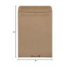 Quality Park 100% Recycled Kraft Catalog Envelope, Redi-Seal, Brown Kraft, 9 x 12, (43511)