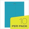 Quality Park 38736 Fashion Color Clasp Envelope, 9 x 12, 28lb, Yellow (Pack of 10)(Blue)