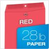 Quality Park 38736 Fashion Color Clasp Envelope, 9 x 12, 28lb, Yellow (Pack of 10)(Red)