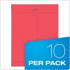 Quality Park 38736 Fashion Color Clasp Envelope, 9 x 12, 28lb, Yellow (Pack of 10)(Red)