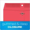 Quality Park 38736 Fashion Color Clasp Envelope, 9 x 12, 28lb, Yellow (Pack of 10)(Red)