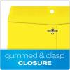 Quality Park 38736 Fashion Color Clasp Envelope, 9 x 12, 28lb, Yellow (Pack of 10)(Yellow)