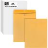 Quality Park 10 x 13 Clasp Envelopes, Clasp and Gummed Closures for Storing or Mailing, 28 lb Kraft Paper, 100 per Box (QUA38197)(12 x 15.5)