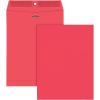 Quality Park 38736 Fashion Color Clasp Envelope, 9 x 12, 28lb, Yellow (Pack of 10)(Red)