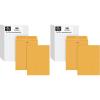 Quality Park, QUA38190, Recycled Clasp Envelopes, 100 / Box, Brown, 9 x 12(9 x 12 (Pack of 2))
