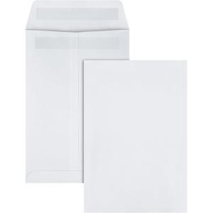 Quality Park 6 x 9 Catalog Mailing Envelopes, Redi-Seal Self Seal Envelope Closure, 28 lb White Wove Paper, 100 per Box (QUA43117)(One Size)