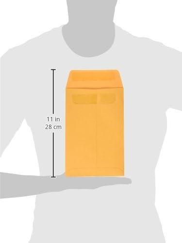 image:imageQuality Park QUA43167 RediSeal 6 x 9 Inch Kraft Catalog Envelopes 100 CountLight Brown
